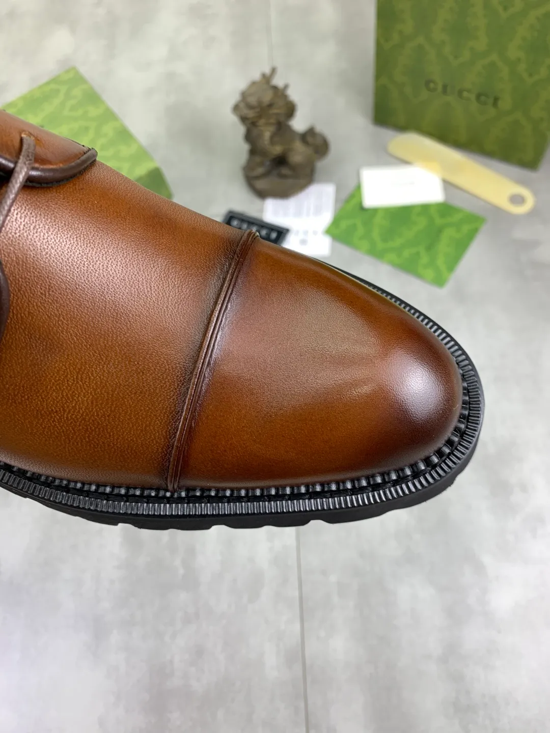 Men's Men's Shoes 💰P580 [New Style] 💰💎💎💎 [Gucci] GUCCI high-end men's formal business leather shoes, original order 1:1! Original imported high-end calfskin, original metal buckle, imported first-layer pigskin lining for feet, original high-end outsole, men's shoe size: 38-44